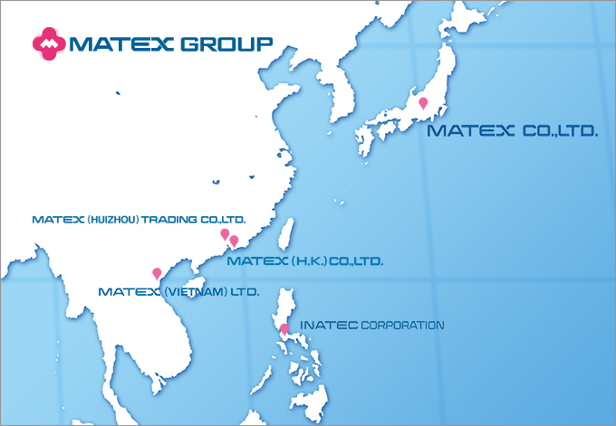 マテックスグループ広域マップ
